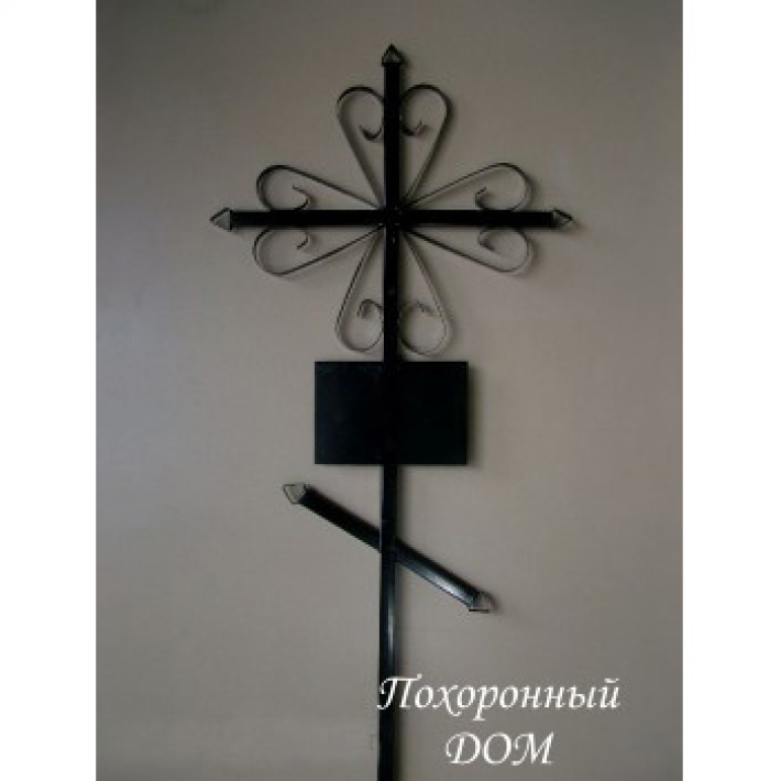 Крест металлический без распятия 185 см