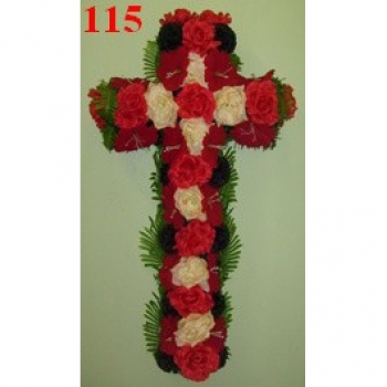 Венок крест прост №115