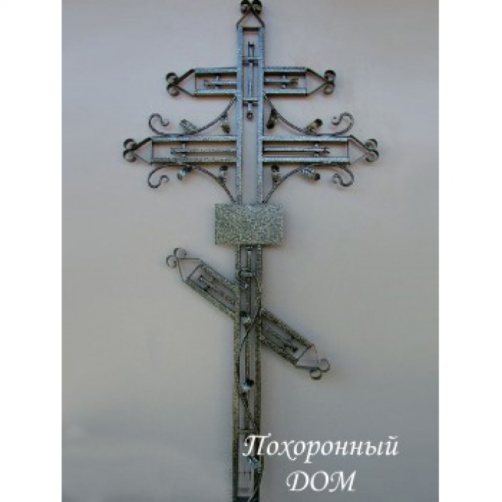 Крест металлический Люкс с ковкой 245 см